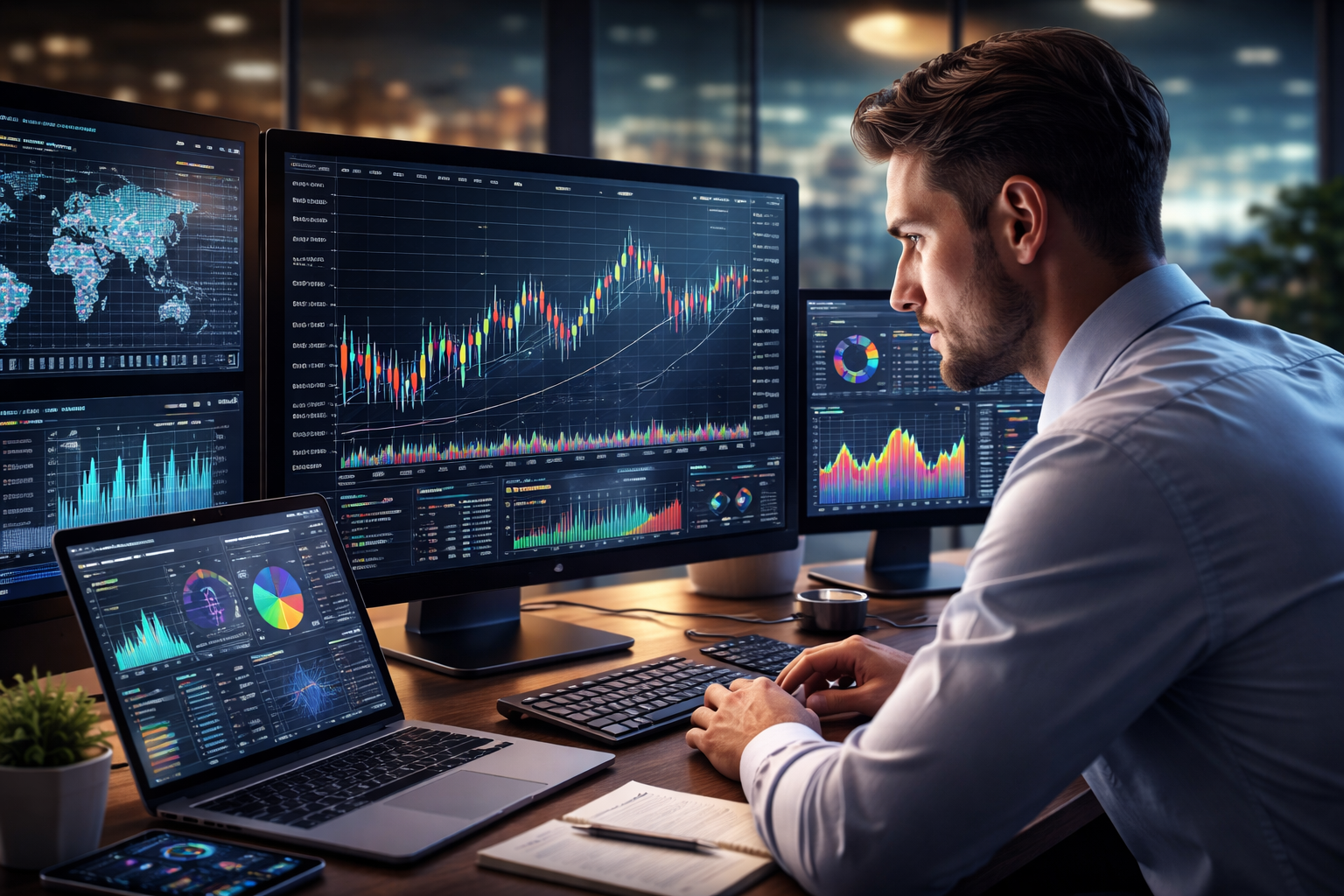 pro inside analysis with live data and professional dashboard