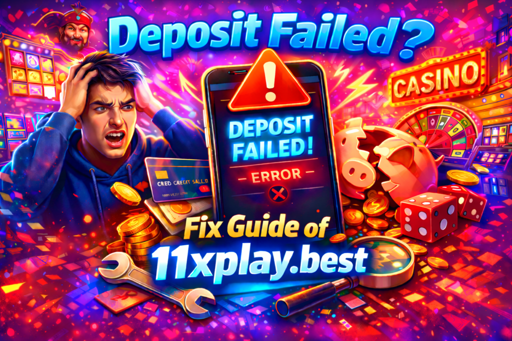 11xplay deposite failed