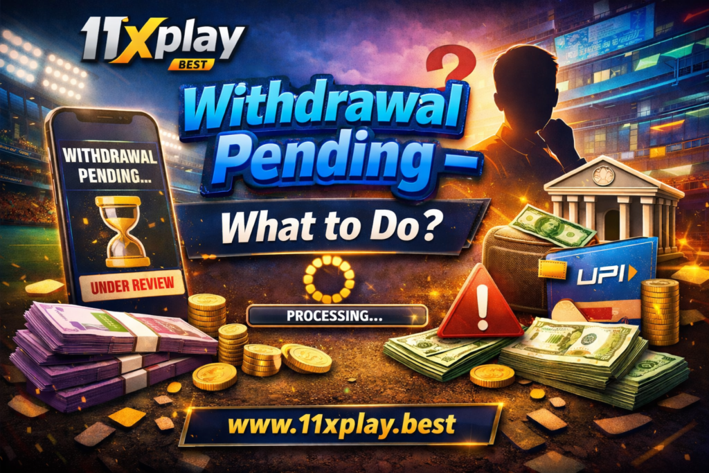 11xplay withdrawal pending