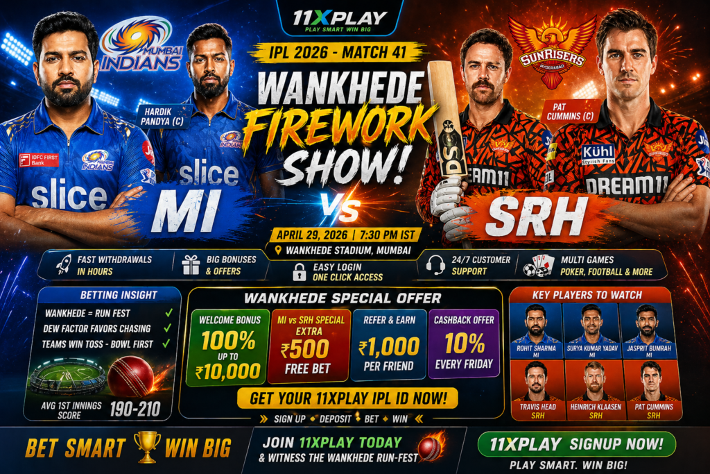MI vs SRH betting