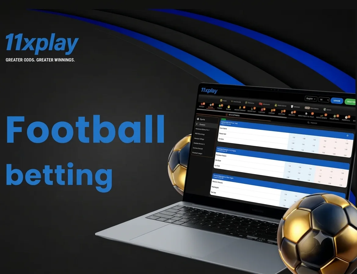Football placed next to a laptop displaying football fixtures and team information.